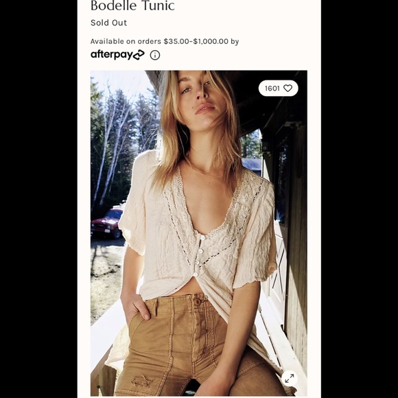 Free People Jen’s Pirate Booty Bodelle tunic XS - Picture 4 of 14